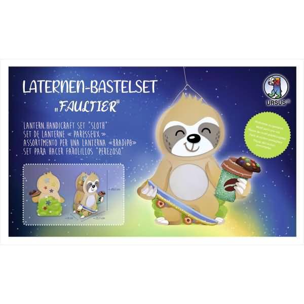 Laternen-Bastelset Faultier