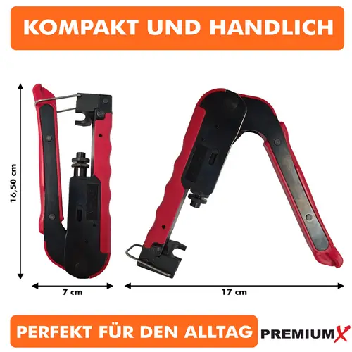 PremiumX XCon CT-200 Kompressionszange Presszange Zange F-Kompressionsstecker F-Stecker Koaxialkabel RG59 RG6 RG11 SAT TV Kabel Antennenkabel PremiumX XCon CT-200 Kompressionszange Presszange Zange F-Kompressionsstecker F-Stecker Koaxialkabel RG59 RG6 RG11 SAT TV Kabel Antennenkabel