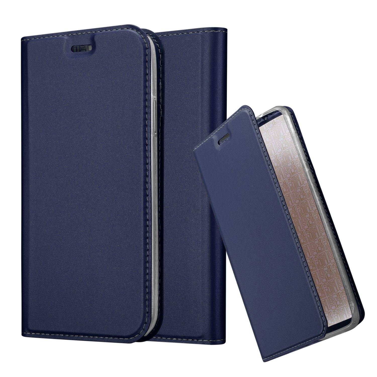 Cadorabo Handyhülle für Apple iPhone 13 PRO Schutz Hülle in Blau Cover Etui Book Case Booklet
