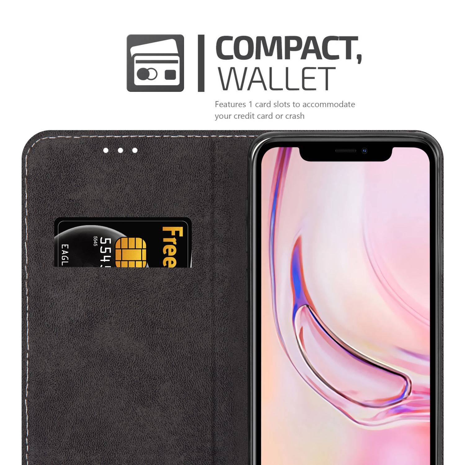 Cadorabo Hülle für Apple iPhone 13 PRO Schutzhülle in Rosa SHandyhülle Book Case Etui Kunstleder