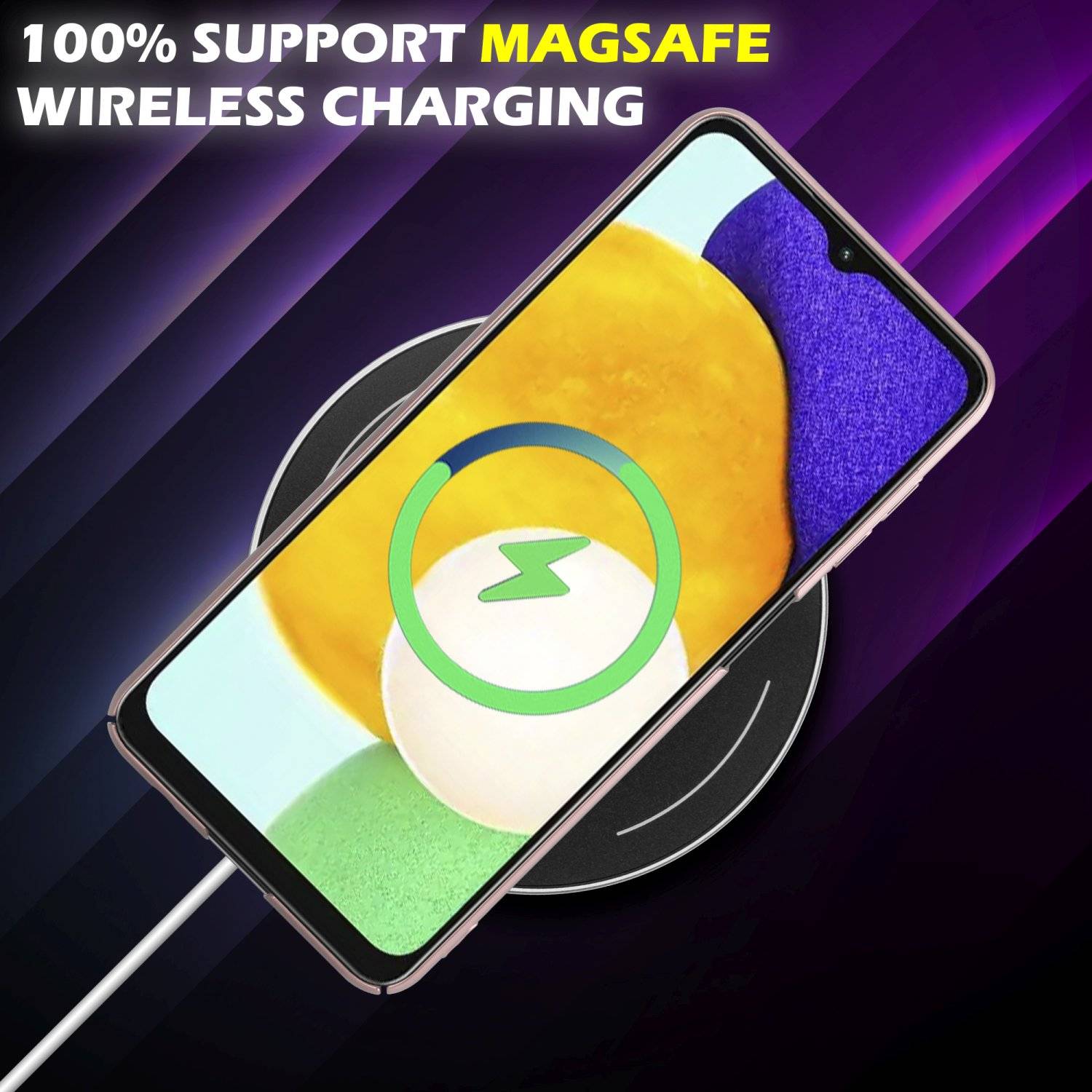 Cadorabo Hülle für Samsung Galaxy A13 5G Schutzhülle in Rosa Hard Case Handy Hülle Etui