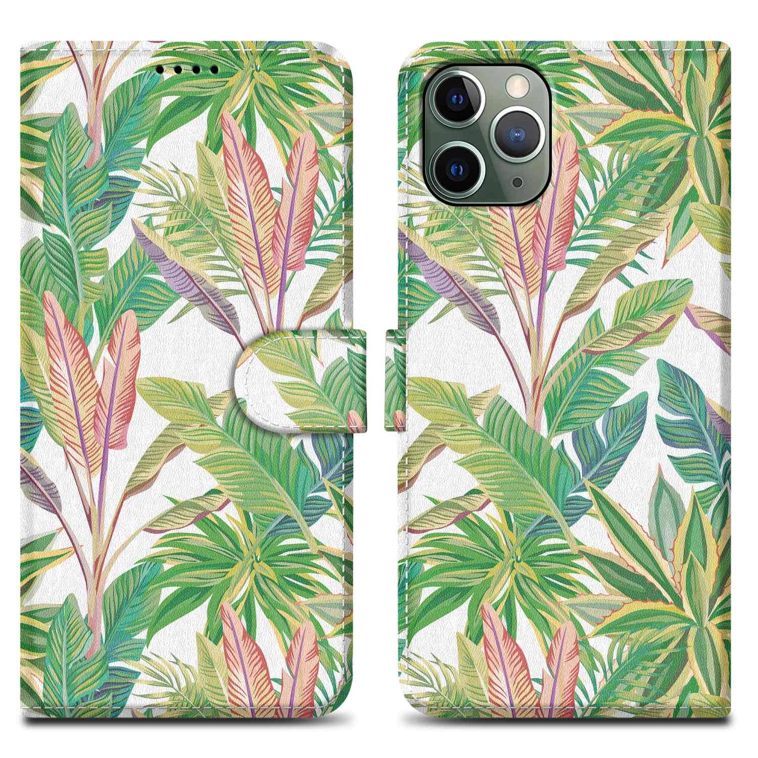 Cadorabo Schutzhülle für Apple iPhone 11 PRO MAX Hülle Design Grüner Regenwald No.8 Handyhülle Schutzhülle Etui