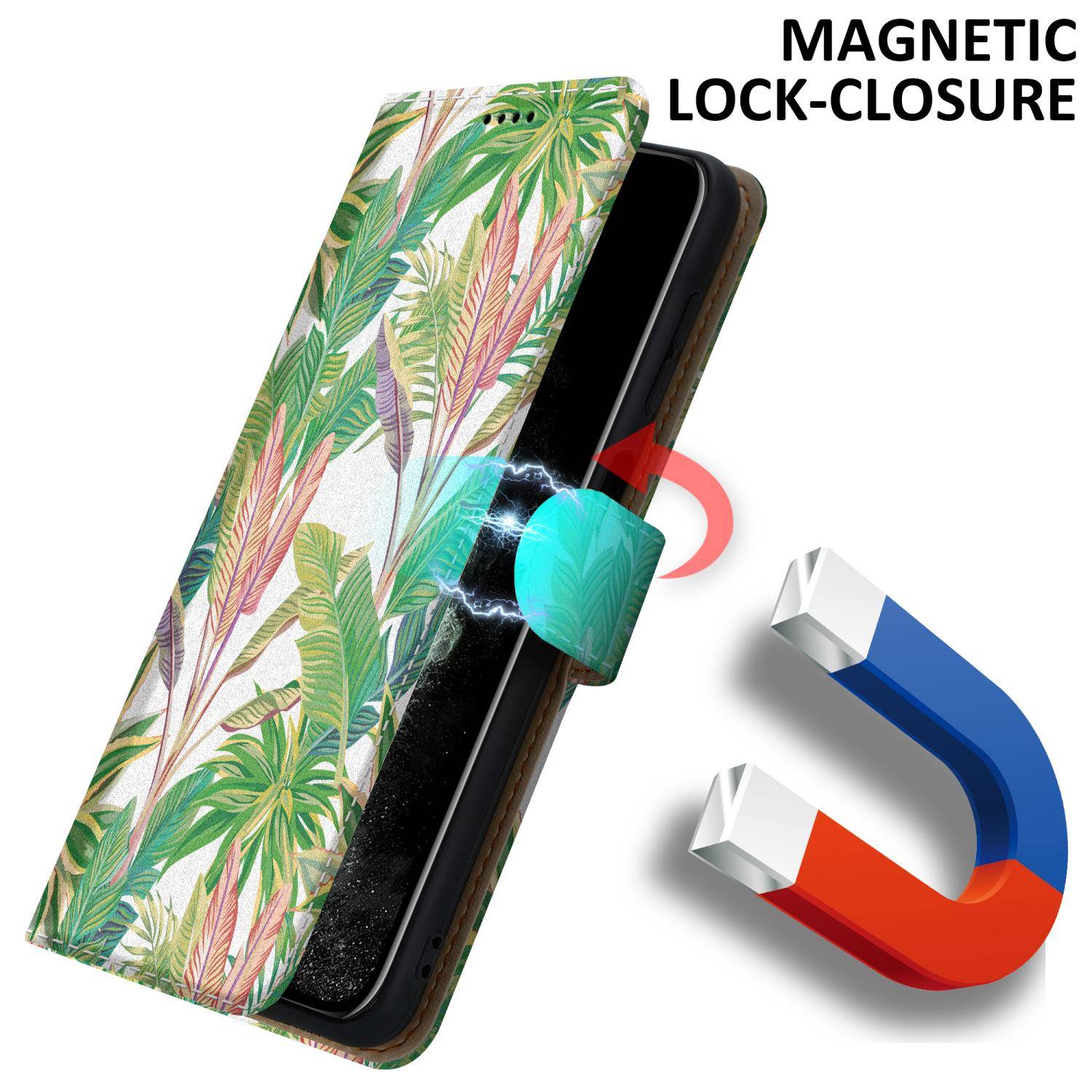 Cadorabo Schutzhülle für Apple iPhone 11 PRO MAX Hülle Design Grüner Regenwald No.8 Handyhülle Schutzhülle Etui