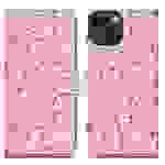 Cadorabo Schutzhülle für Apple iPhone 13 MINI Hülle Design Rosa Handyhülle Schutzhülle Etui Magnetisch Case Cover