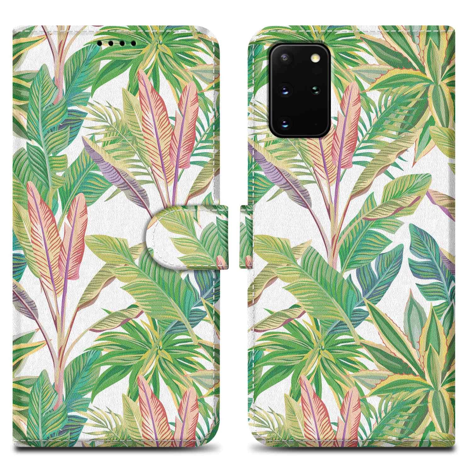 Cadorabo Schutzhülle für Samsung Galaxy S20 PLUS Hülle Design Grüner Regenwald No.8 Handyhülle Schutzhülle Etui