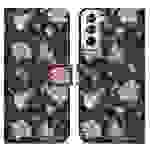 Cadorabo Schutzhülle für Samsung Galaxy S21 5G Hülle Design Schwarz Handyhülle Schutzhülle Etui Magnetisch Case Cover