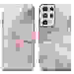Cadorabo Schutzhülle für Samsung Galaxy S22 ULTRA Hülle Design Lila Handyhülle Schutzhülle Etui Magnetisch Case Cover