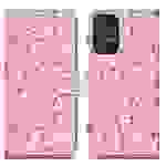 Cadorabo Schutzhülle für Samsung Galaxy A52 (4G / 5G) / A52s Hülle Design Rosa Handyhülle Schutzhülle Etui Magnetisch