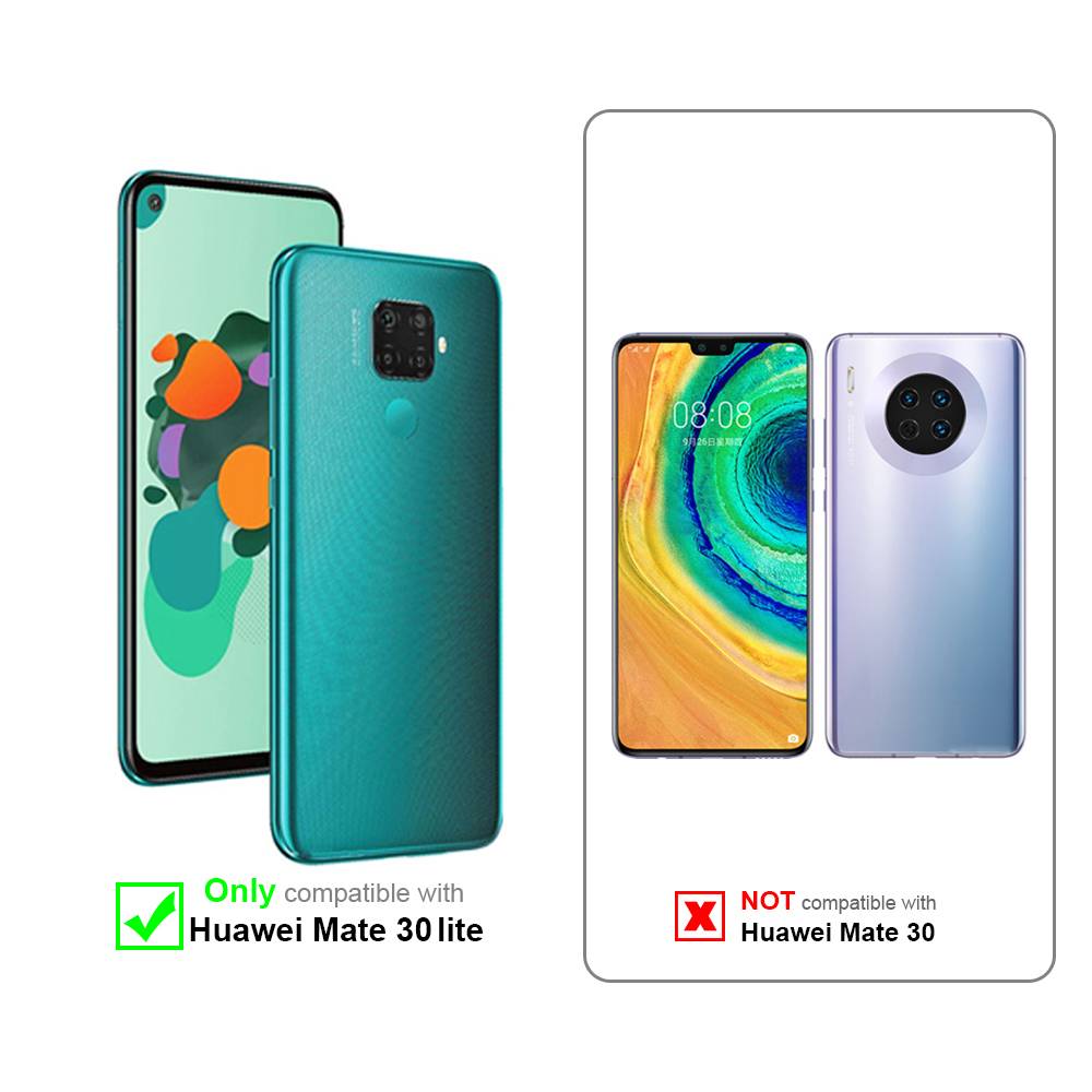 Cadorabo Schutzhülle für Huawei MATE 30 LITE Hülle Design Grüner Regenwald No.8 Handyhülle Schutzhülle Etui Magnetisch