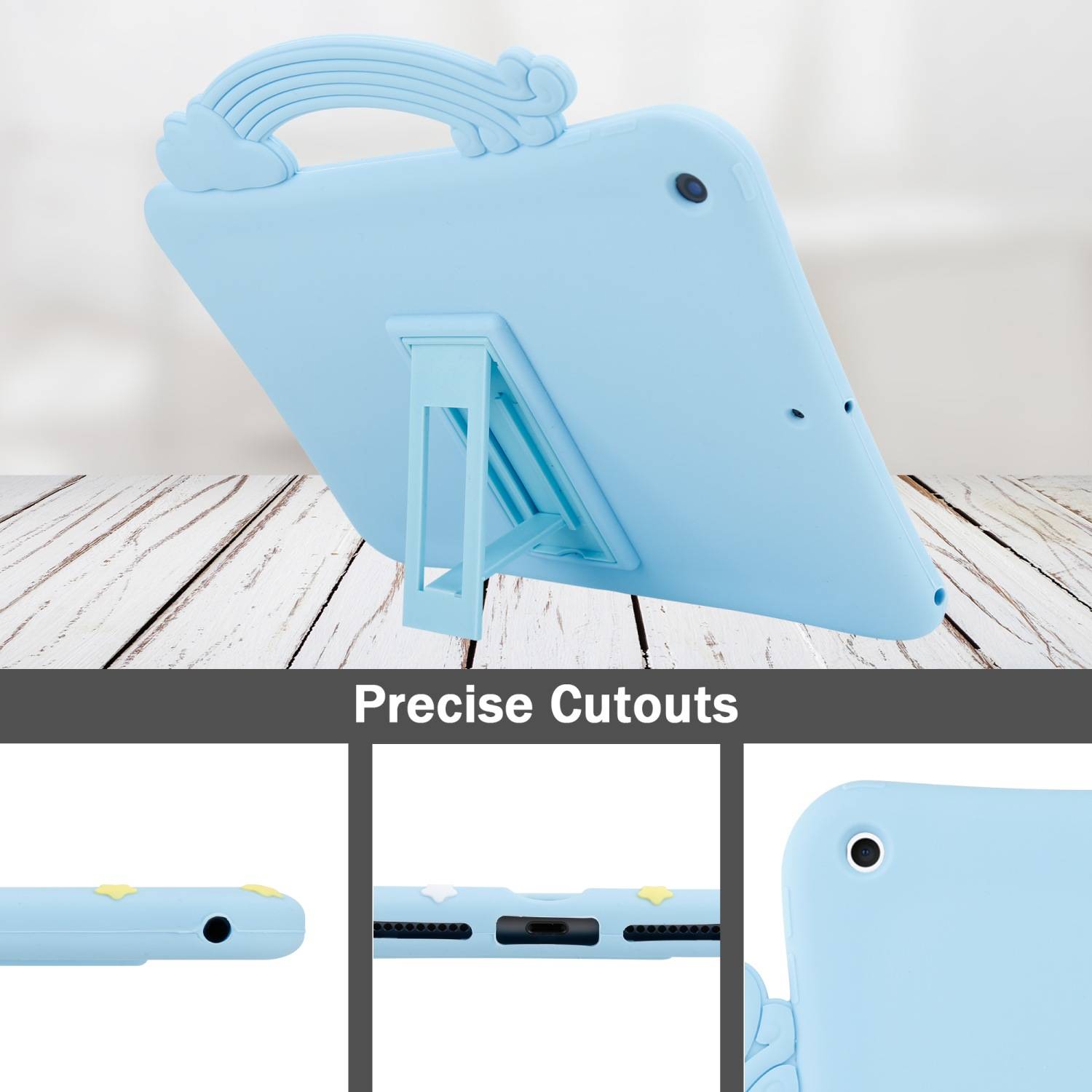 Cadorabo Hülle für Apple iPad MINI 6 (8.3 Zoll) Tablet Hülle Design Schutzhülle für Kinder TPU Etui Standfunktion