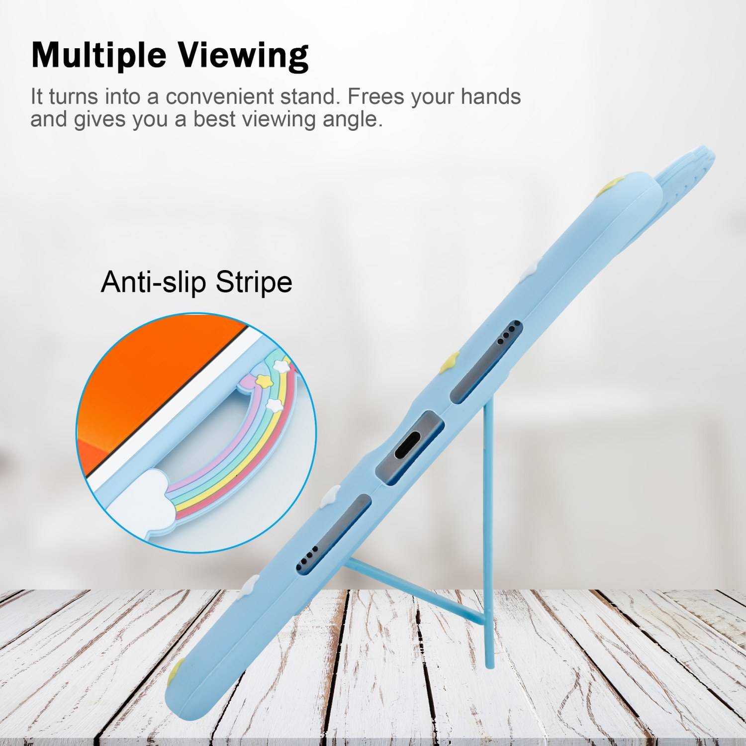 Cadorabo Hülle für Apple iPad MINI 6 (8.3 Zoll) Tablet Hülle Design Schutzhülle für Kinder TPU Etui Standfunktion