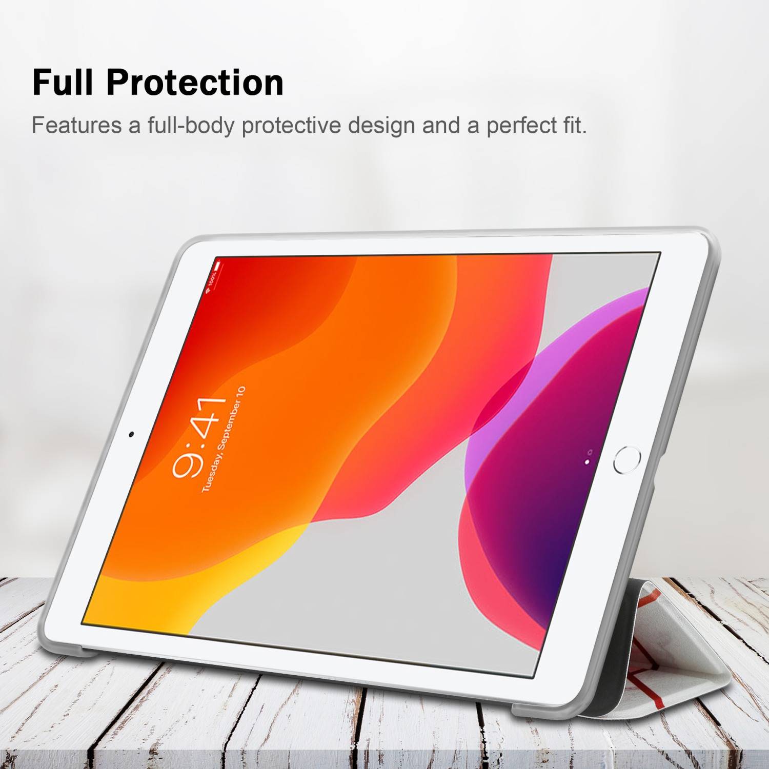 Cadorabo Hülle für Apple iPad PRO (10.5 Zoll) Handyhülle Design Weiß Schutzhülle Tablet Hülle Etui TPU Tasche