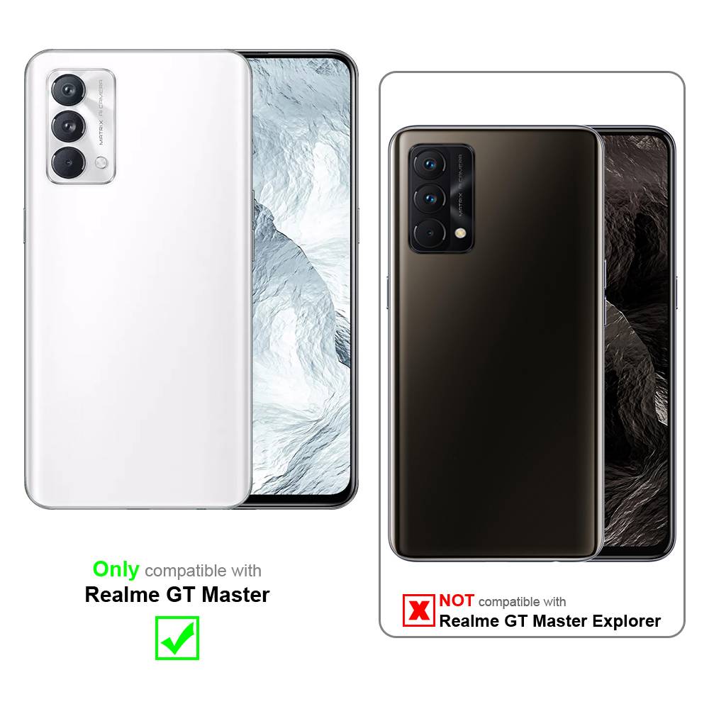 Cadorabo Hülle für Realme GT Master Schutz Hülle in Braun Handyhülle Etui Case Cover Magnetverschluss