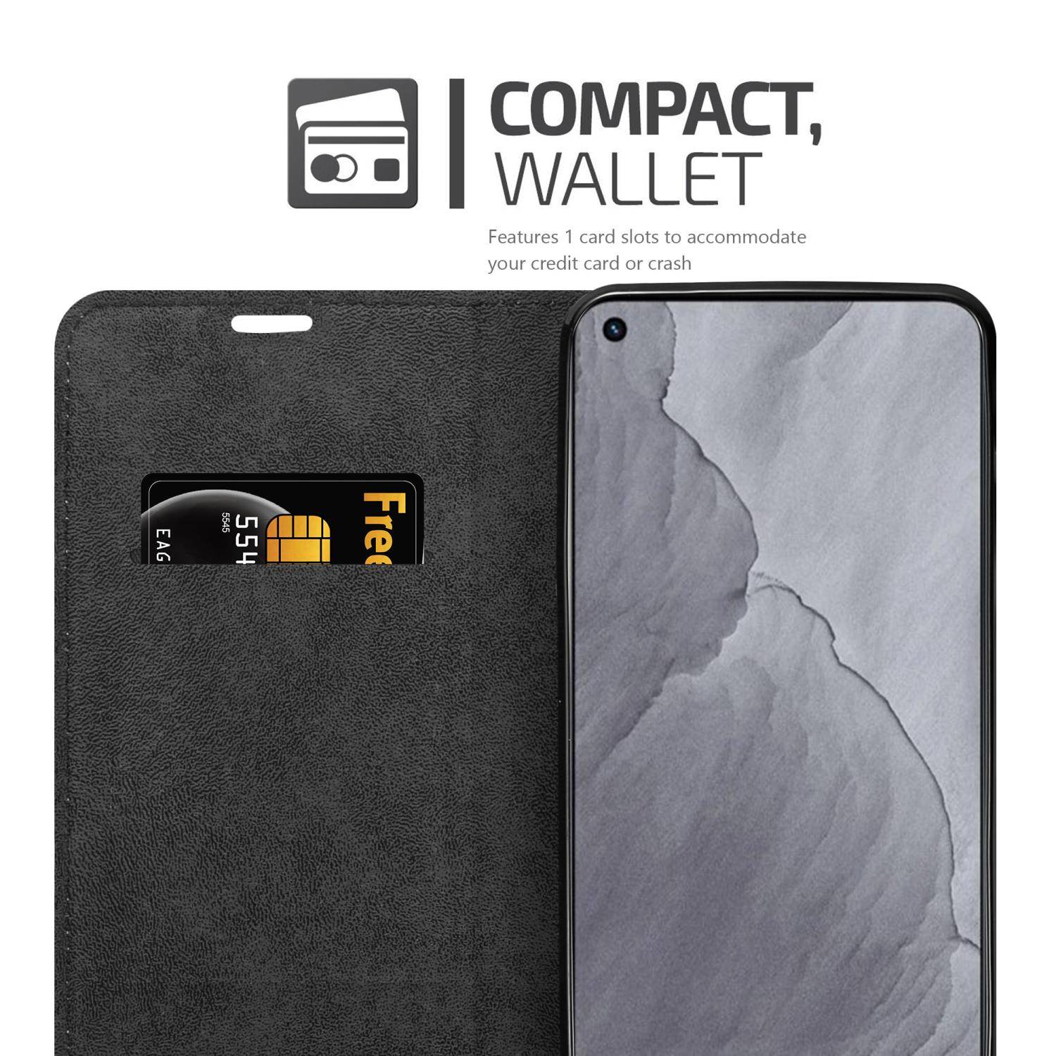 Cadorabo Hülle für Realme GT Master Schutz Hülle in Rot Handyhülle Etui Case Cover Magnetverschluss