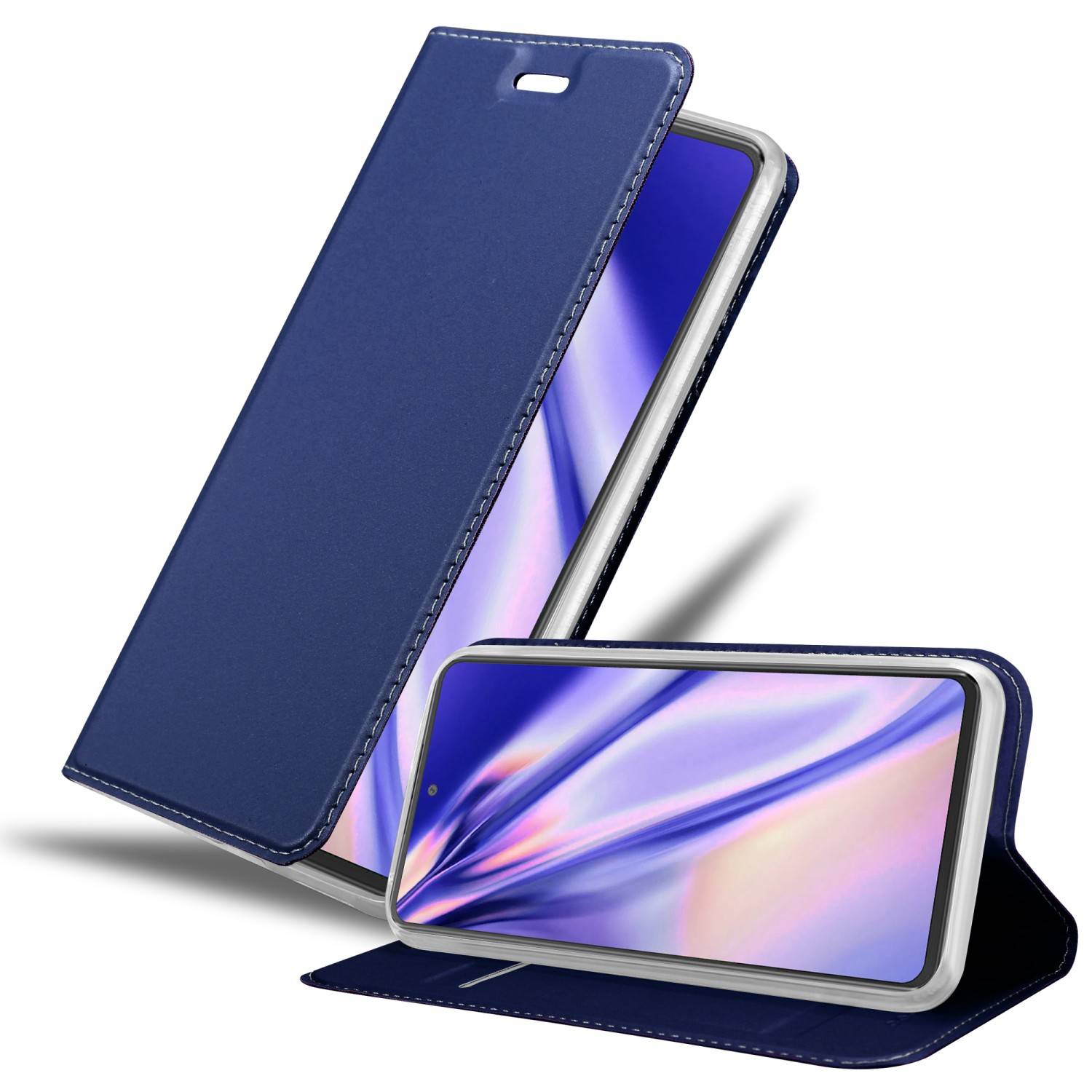 Cadorabo Handyhülle für Samsung Galaxy A53 5G Schutz Hülle in Blau Cover Etui Book Case Booklet
