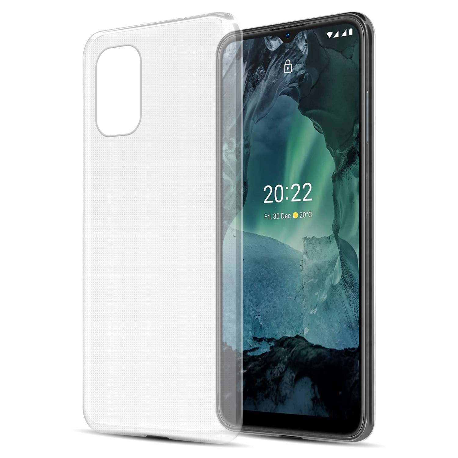 Cadorabo Hülle für Nokia G11 / G21 Schutz Hülle in Transparent Schutzhülle TPU Silikon Cover Etui Case