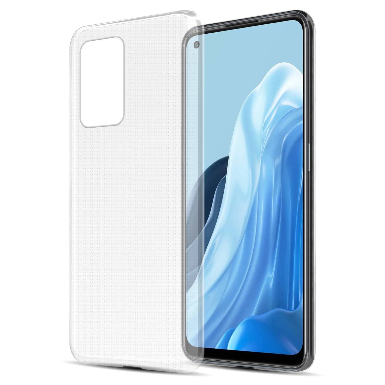 Cadorabo Hülle für Oppo FIND X5 LITE / Reno7 5G Schutz Hülle in Transparent Schutzhülle TPU Silikon Cover Etui Case