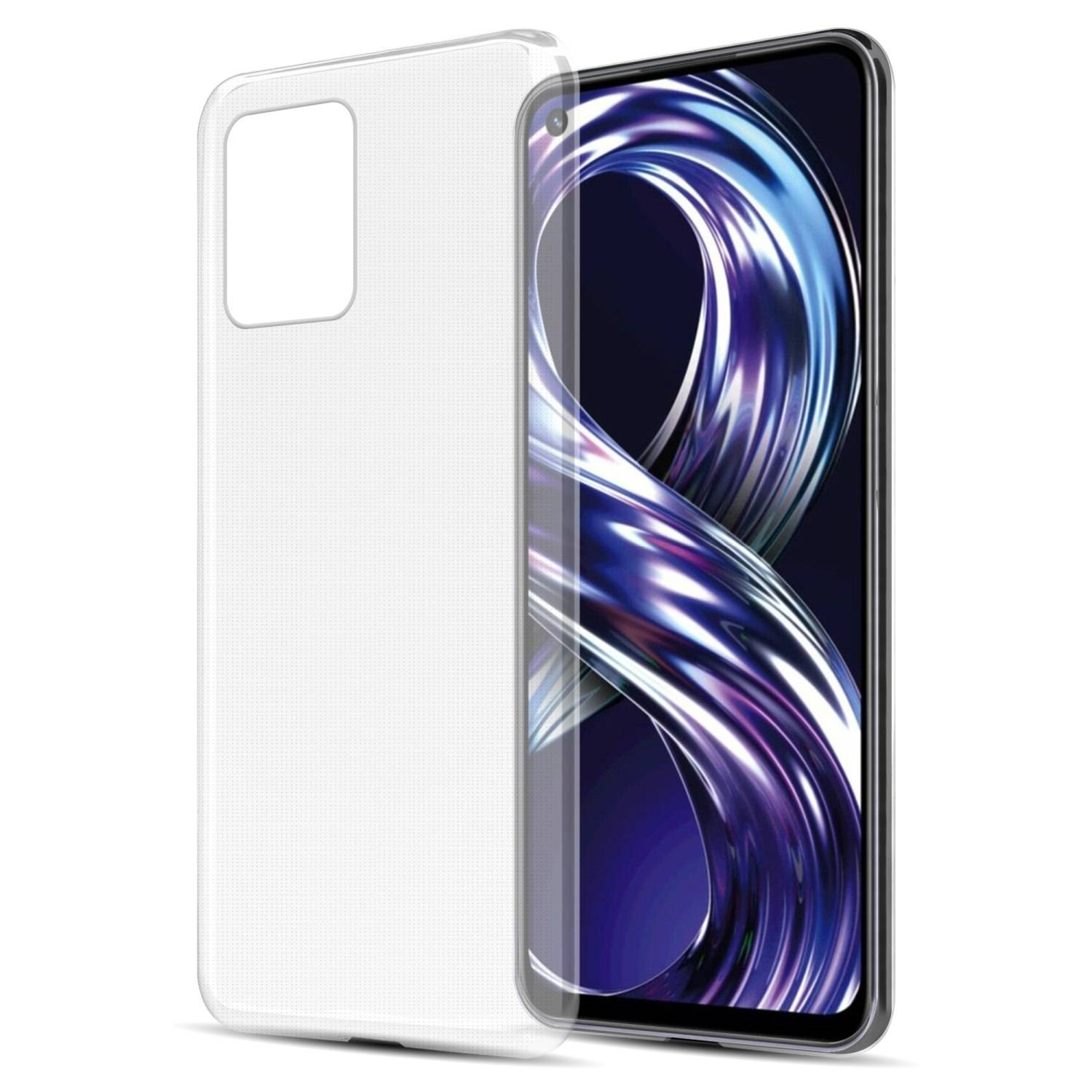 Cadorabo Hülle für Realme 8i / Narzo 50 4G Schutz Hülle in Transparent Schutzhülle TPU Silikon Cover Etui Case