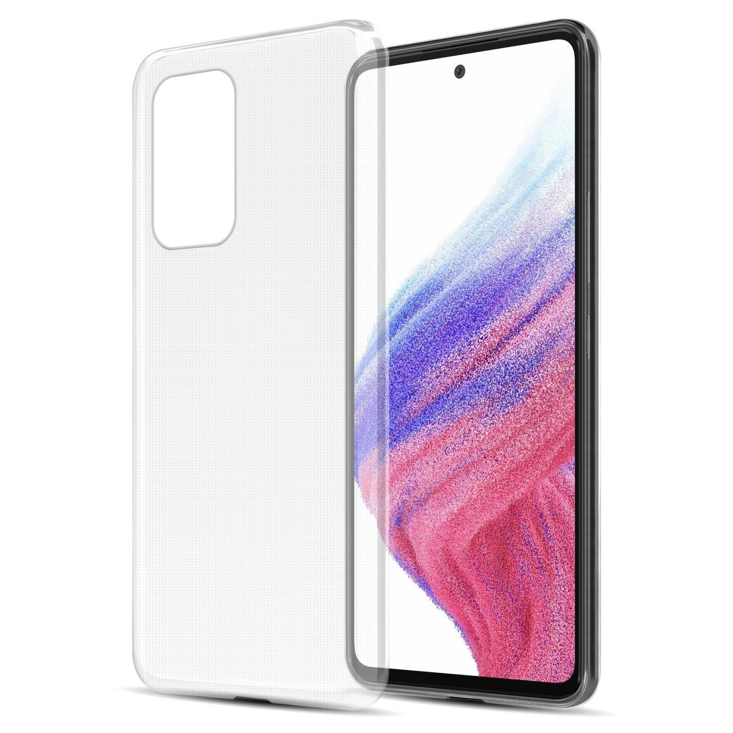 Cadorabo Hülle für Samsung Galaxy A53 5G Schutz Hülle in Transparent Schutzhülle TPU Silikon Cover Etui Case