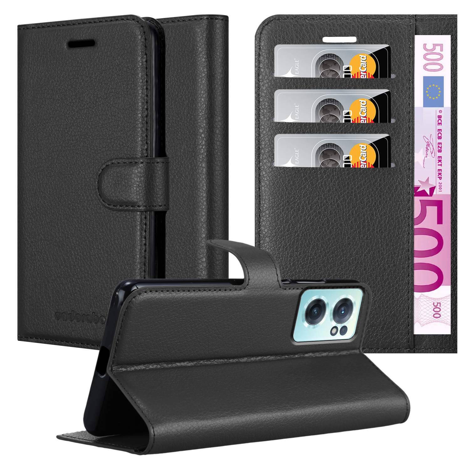 Cadorabo Hülle für OnePlus Nord CE 2 5G Schutz Hülle in Schwarz Handyhülle Etui Case Cover Magnetverschluss