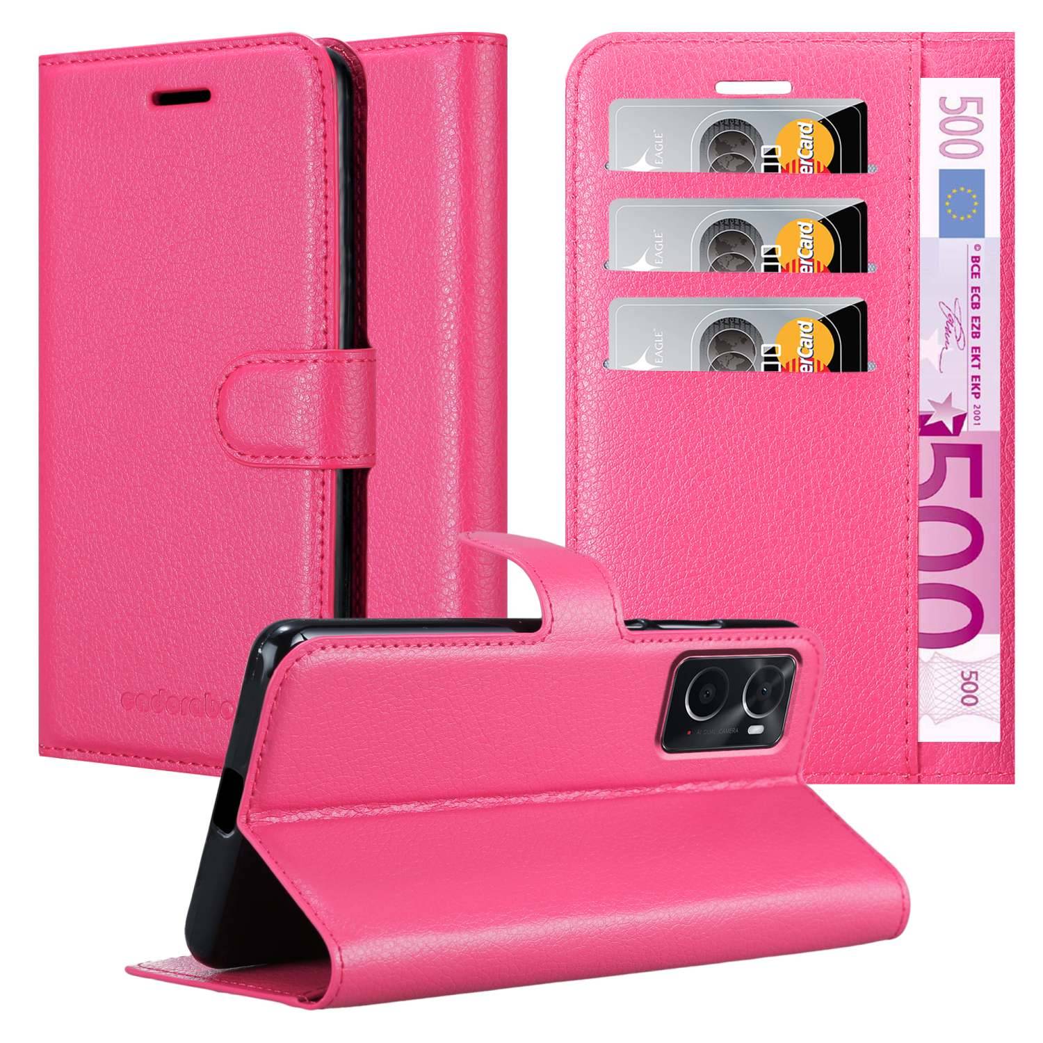 Cadorabo Hülle für Oppo A36 / A76 / A96 4G / K10 4G / Realme 9i Schutz Hülle in Pink Handyhülle Etui Case Cover