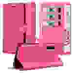 Cadorabo Hülle für Realme 6 4G / 6s Schutz Hülle in Pink Handyhülle Etui Case Cover Magnetverschluss