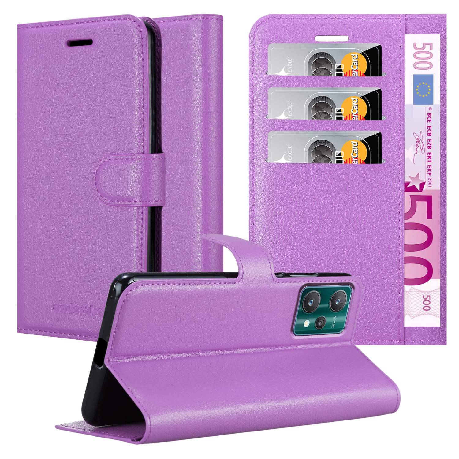 Cadorabo Hülle für Realme 9 5G / 9 PRO / V25 / Q5 / OnePlus Nord CE 2 LITE 5G Schutz Hülle in Lila Handyhülle Etui Case