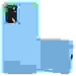 Cadorabo Hülle für Oppo A16s / A54s Schutzhülle in Blau Handyhülle TPU Silikon Etui Case Cover
