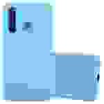 Cadorabo Hülle für Realme 5 PRO / Realme Q Schutzhülle in Blau Handyhülle TPU Silikon Etui Case Cover