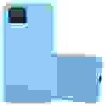 Cadorabo Hülle für Realme 8 4G / 8 PRO Schutzhülle in Blau Handyhülle TPU Silikon Etui Case Cover
