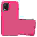 Cadorabo Hülle für Realme 8 5G / V13 / Q3 / Q3i / Narzo 30 5G Schutzhülle in Rot Handyhülle TPU Silikon Etui Case Cover