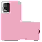 Cadorabo Hülle für Realme 8 5G / V13 / Q3 / Q3i / Narzo 30 5G Schutzhülle in Rosa Handyhülle TPU Silikon Etui Case Cover