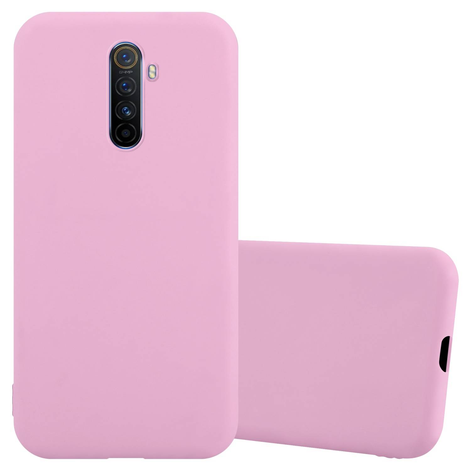 Cadorabo Hülle für Realme X2 PRO / Oppo Reno Ace Schutzhülle in Rosa Handyhülle TPU Silikon Etui Case Cover