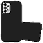 Cadorabo Hülle für Samsung Galaxy A23 4G Schutzhülle in Schwarz Handyhülle TPU Silikon Etui Case Cover