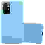 Cadorabo Hülle für Xiaomi POCO M4 PRO 5G Schutzhülle in Blau Handyhülle TPU Silikon Etui Case Cover