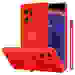 Cadorabo Hülle für Oppo FIND X5 Schutz Hülle in Rot Handyhülle TPU Etui Case Cover