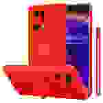 Cadorabo Hülle für Oppo FIND X5 PRO Schutz Hülle in Rot Handyhülle TPU Etui Case Cover