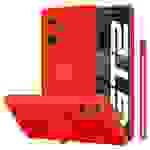Cadorabo Hülle für Realme GT 2 / GT Neo 2 Schutz Hülle in Rot Handyhülle TPU Etui Case Cover
