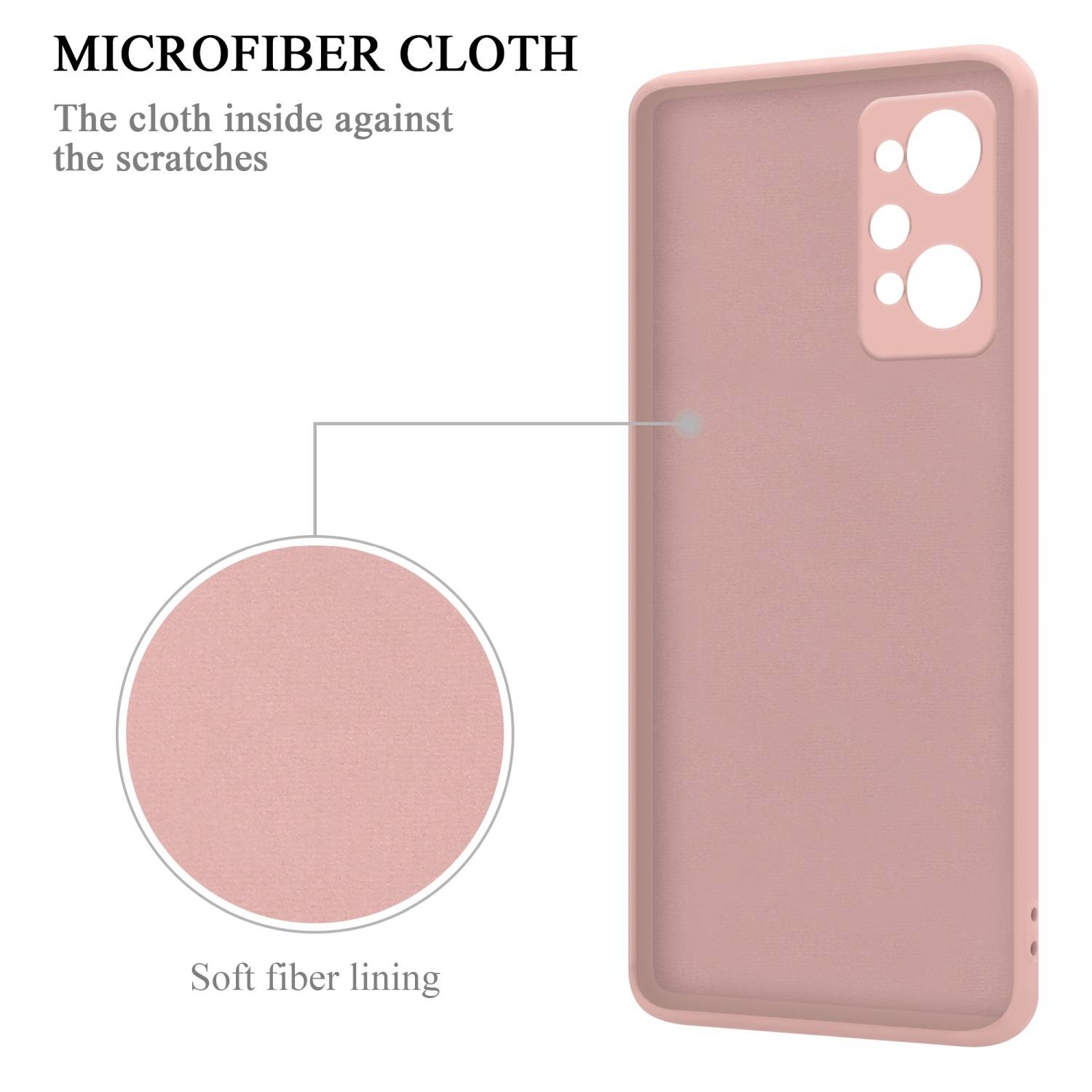 Cadorabo Hülle für Realme GT 2 / GT Neo 2 Schutz Hülle in Rosa Handyhülle TPU Etui Case Cover