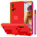 Cadorabo Hülle für Xiaomi 11T / 11T PRO Schutz Hülle in Rot Handyhülle TPU Etui Case Cover