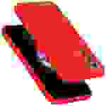 Cadorabo Schutzhülle für Motorola EDGE 20 Hülle in Rot Handyhülle Case Cover TPU Etui