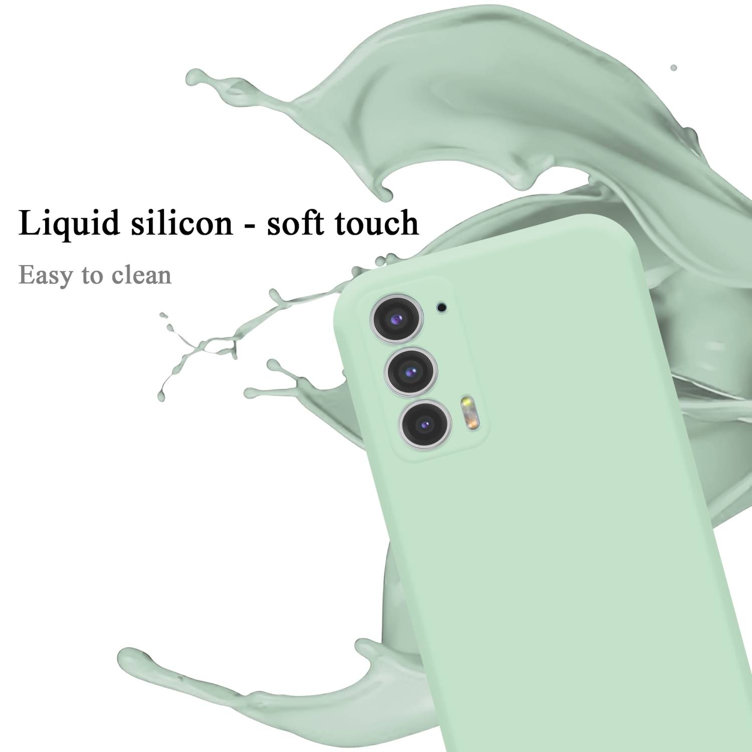 Cadorabo Schutzhülle für Motorola EDGE 20 Hülle in Grün Handyhülle Case Cover TPU Etui