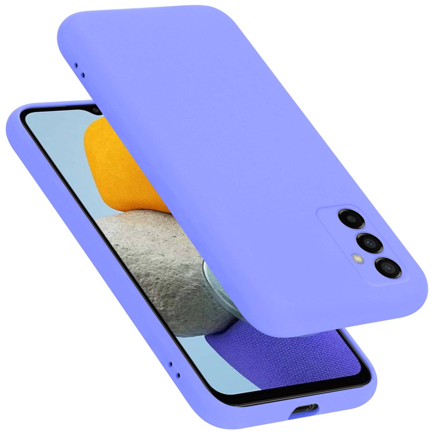 Cadorabo Schutzhülle für Samsung Galaxy M23 5G Hülle in Lila Handyhülle Case Cover TPU Etui