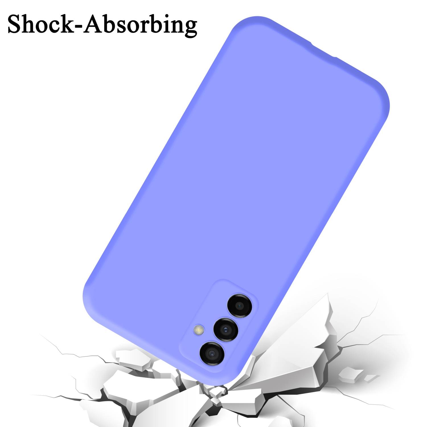 Cadorabo Schutzhülle für Samsung Galaxy M23 5G Hülle in Lila Handyhülle Case Cover TPU Etui