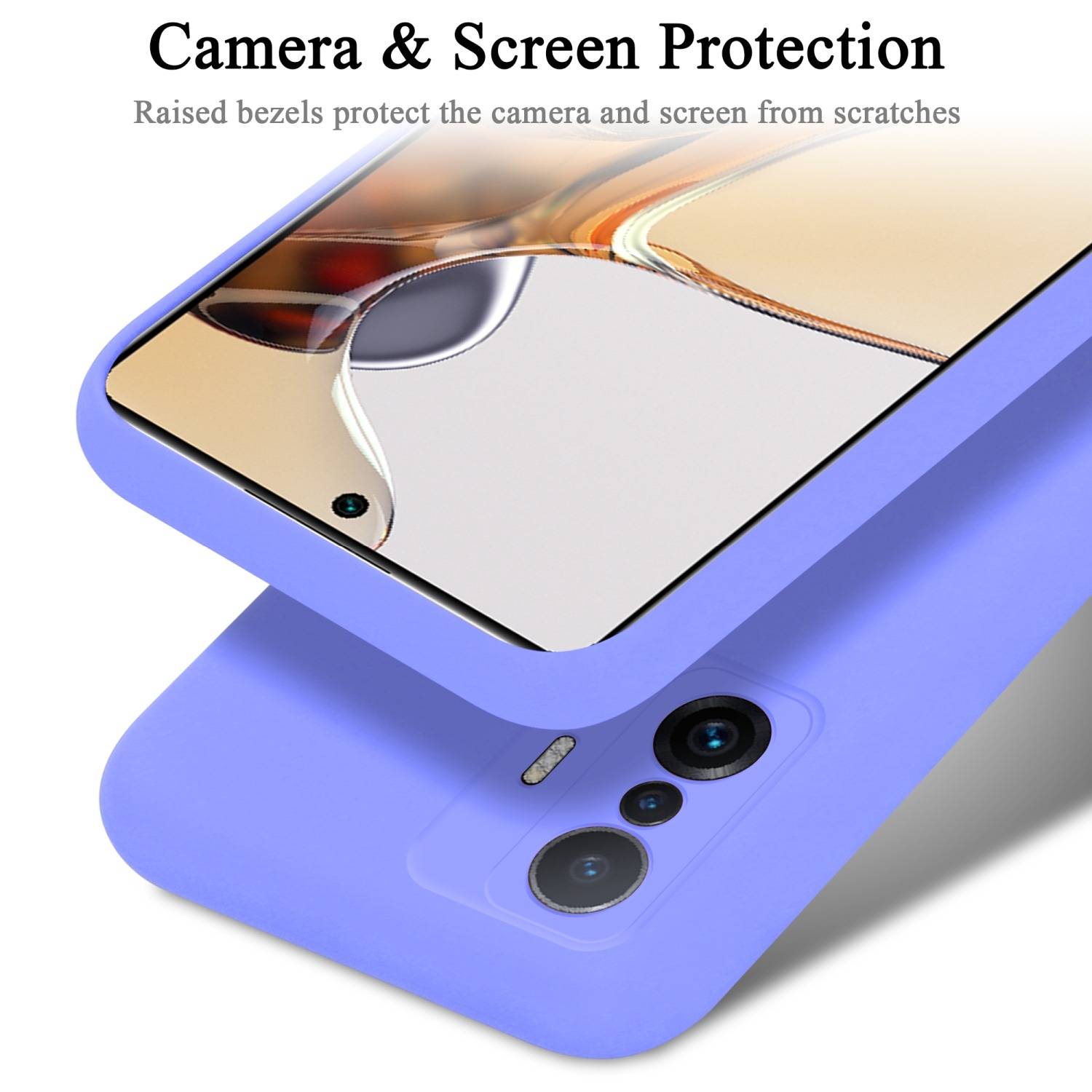 Cadorabo Schutzhülle für Xiaomi 11T / 11T PRO Hülle in Lila Handyhülle Case Cover TPU Etui