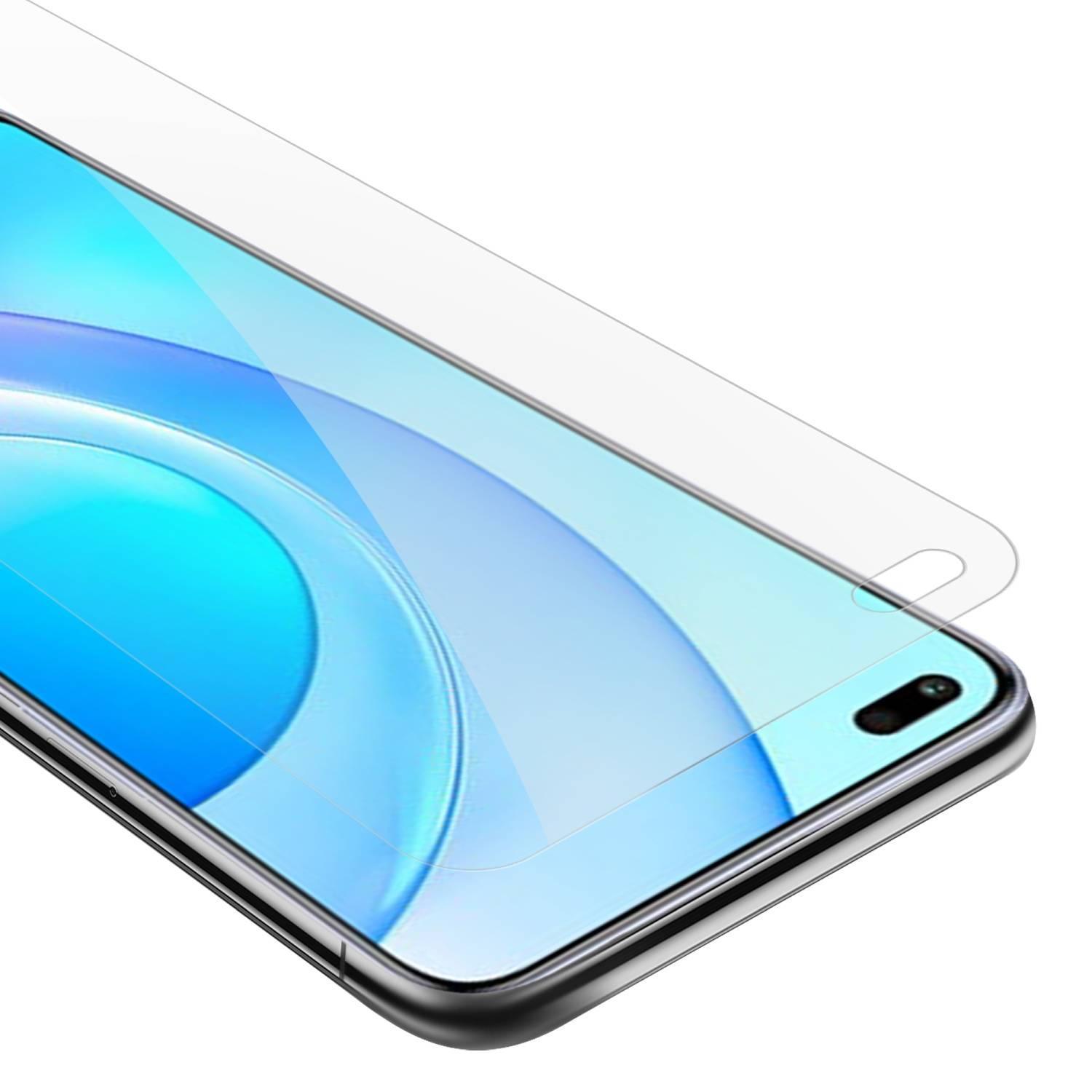 Cadorabo Panzer Folie für Honor 50 LITE Schutzfolie in Transparent Gehärtetes Tempered Display-Schutzglas