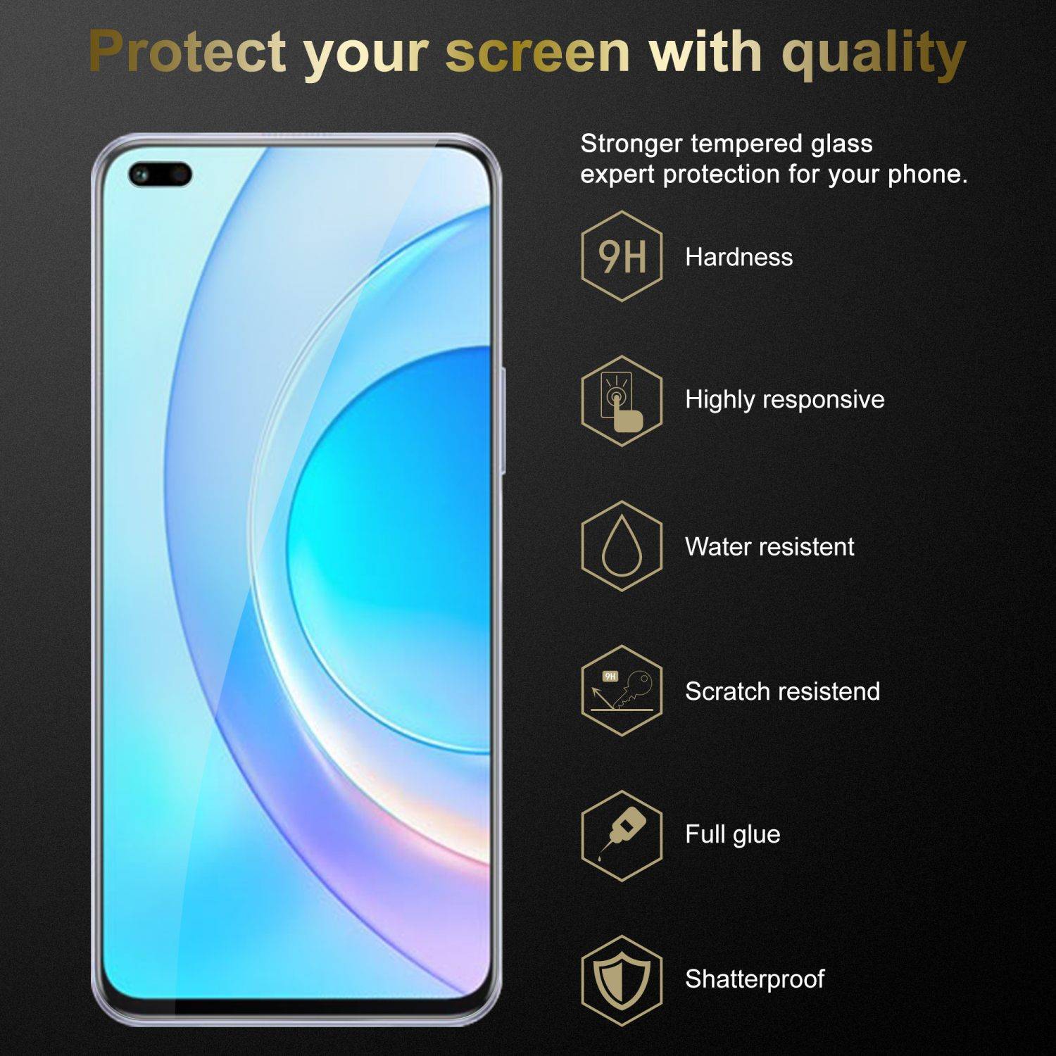 Cadorabo Panzer Folie für Honor 50 LITE Schutzfolie in Transparent Gehärtetes Tempered Display-Schutzglas