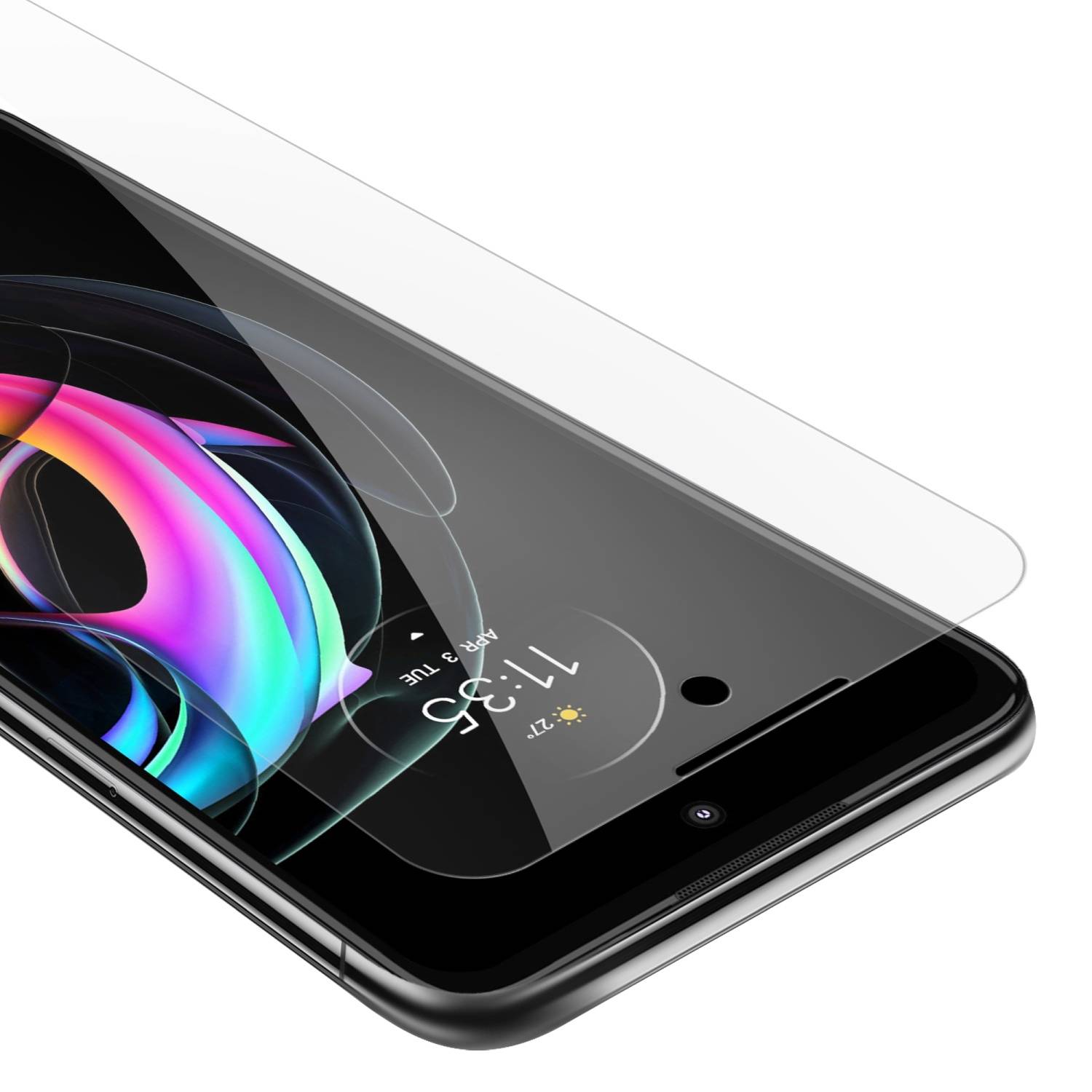 Cadorabo Panzer Folie für Motorola EDGE 20 Schutzfolie in Transparent Gehärtetes Tempered Display-Schutzglas