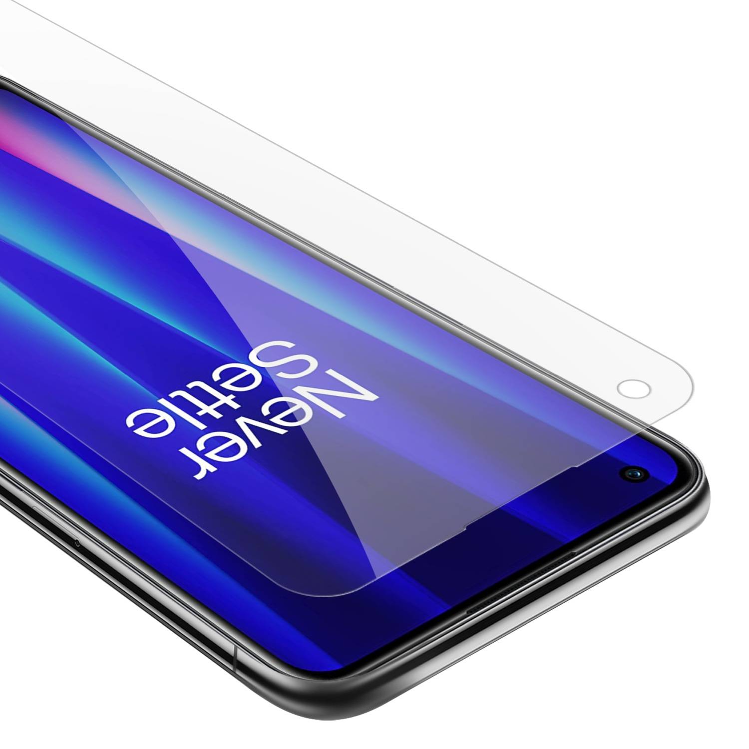 Cadorabo Panzer Folie für OnePlus Nord CE 2 5G Schutzfolie in Transparent Gehärtetes Tempered Display-Schutzglas
