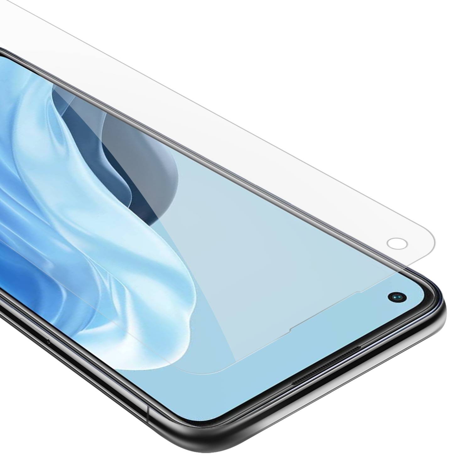 Cadorabo Panzer Folie für Oppo FIND X5 LITE / Reno7 5G Schutzfolie in Transparent Gehärtetes Tempered Display-Schutzglas